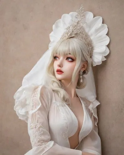 white fur hat,peignoir,white rose snow queen,white lady,dollfie,white fox,vintage doll,blonde in wedding dress,suit of the snow maiden,bridal,white winter dress,bridal dress,victorian lady,porcelain doll,beautiful bonnet,snow white,white dove,dress doll,bride,vintage angel