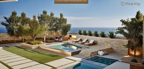 holiday villa,cyprus,roof top pool,landscape design sydney,lefay,crete