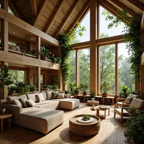 sunroom,luxury home interior,forest house,amanresorts,conservatory,beautiful home,tropical house,living room,crib,livingroom,conservatories,interior modern design,wooden beams,modern living room,log home,family room,tree house hotel,chalet,tree house,summer house