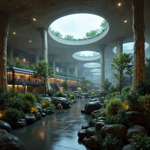 wintergarden,atriums,futuristic architecture,futuristic landscape,futuristic art museum,hotel lobby,arcology,hangzhou,chengdu,shenzhen,winter garden,jiangzhou,mandarin house,riverwoods,shangrila,streamwood,biospheres,zhangzhou,ningbo,pan pacific hotel