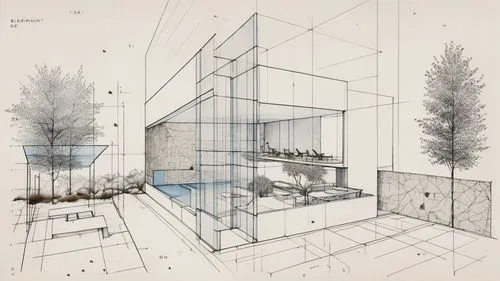 habitaciones,cubic house,revit,sketchup,unbuilt,house drawing,inhabitation,architect plan,zumthor,cantilevers,kundig,archidaily,glass facade,associati,contextualism,prefabrication,renderings,gensler,vivienda,rectilinear,Unique,Design,Blueprint