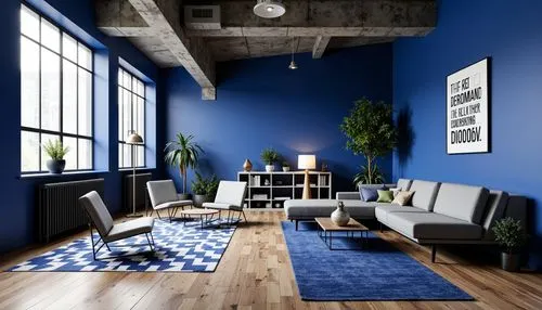 blue room,loft,modern decor,contemporary decor,interior design,living room,interior decoration,livingroom,apartment lounge,interior modern design,interior decor,home interior,great room,modern room,hardwood floors,blue painting,sitting room,search interior solutions,apartment,modern living room