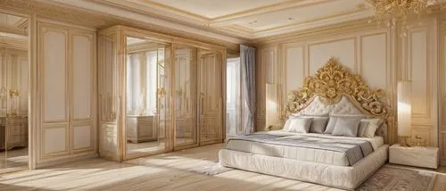 ornate room,luxury bathroom,great room,napoleon iii style,sleeping room,bridal suite,luxurious,room divider,guest room,interior design,bedroom,3d rendering,luxury,luxury home interior,marble palace,luxury hotel,interior decoration,luxury property,four poster,gold stucco frame