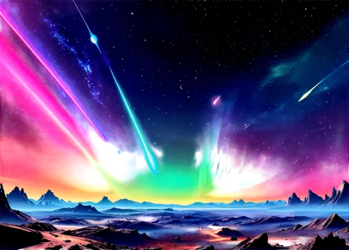 auroral,aurora borealis,aurora colors,auroras,colorful stars,supernovas,meteors,rainbow and stars,meteor,crayon background,aurorae,comets,aurora,unicorn background,star sky,colorful star scatters,fairy galaxy,nebulos,free background,rainbow background,Conceptual Art,Fantasy,Fantasy 33