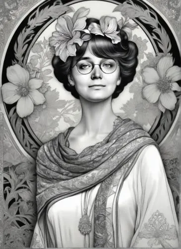 kochiyama,hypatia,markievicz,kahlo,zoabi,cherokee rose,vintage female portrait,viveros,art nouveau frames,frida,antinous,art nouveau frame,marguerite,karchner,arundhati,soekarnoputri,mucha,leota,avialae,kartini