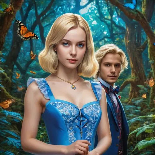 fantasy picture,vanessa (butterfly),blue butterflies,alice in wonderland,fantasy portrait,fairy tale,fairy tale character,cinderella,cupido (butterfly),children's fairy tale,fairy tale icons,a fairy tale,mulberry family,butterflies,fantasy art,fairytale characters,elsa,aurora butterfly,julia butterfly,fairy tales