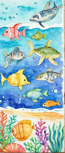 aquarium,fishes,school of fish,fish collage,sea-life,aquarium inhabitants,aquarium decor,watercolor background,water color,fish in water,sea creatures,marine fish,coral reef fish,tropical fish,water colors,watercolor shops,mahi-mahi,watercolors,aquariums,sea foods,Art,Classical Oil Painting,Classical Oil Painting 28