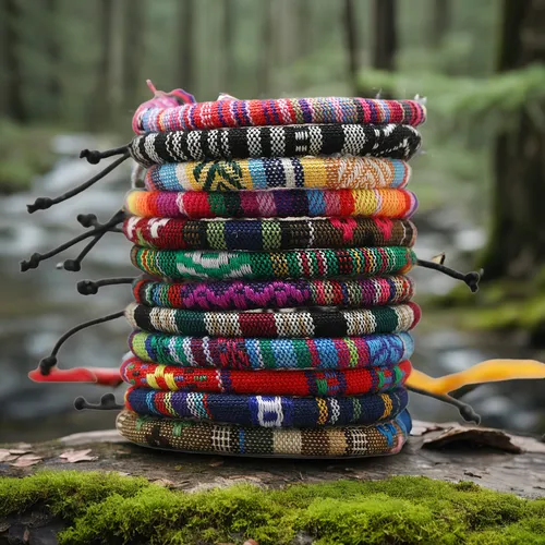 tibetan prayer flags,collection of ties,alpine hats,knitting wool,colorful bunting,bracelets,hiking socks,prayer flags,trekking poles,sock yarn,knitting clothing,hippie fabric,bangles,natural rope,yar