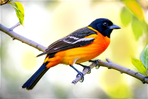 baltimore oriole,old world oriole,black headed grosbeak,oriole,cuban oriole,american redstart,male finch,flame robin,tanager,american robin,orange-bellied flowerpecker,daurian redstart,grosbeak,yellow breasted chat,evening grosbeak,finch bird yellow,redstart,bull finch,passerine bird,sun conure,Conceptual Art,Oil color,Oil Color 23