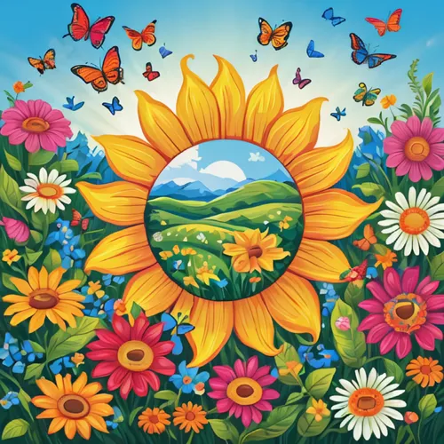 flower painting,flower background,butterfly background,butterfly floral,flower meadow,flowers png,blanket of flowers,floral background,springtime background,flower illustrative,spring background,flower field,flower garden,colorful daisy,flower nectar,flower art,sun daisies,floral greeting card,butterfly clip art,summer meadow,Photography,General,Natural