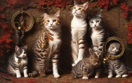 cat family,fall animals,fall picture frame,oktoberfest cats,cat tree of life,vintage cats,autumn wreath,cat lovers,autumn decoration,autumn photo session,felines,family portrait,autumn background,four seasons,family pictures,antique background,seasonal autumn decoration,american shorthair,in the autumn,cat image,Game Scene Design,Game Scene Design,Japanese Magic