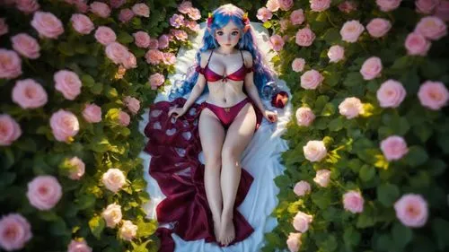 secret garden of venus,vi,sona,background ivy,pieri,water rose