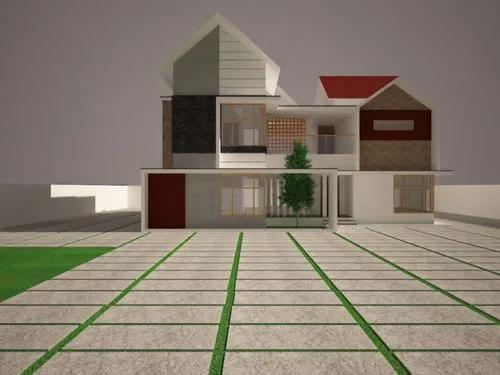 3d rendering,3d rendered,voxel,render,voxels,subdividing,sketchup,3d render,rendered,small house,modern house,residential house,apartment house,passivhaus,two story house,model house,renders,mid century house,lonely house,cubic house