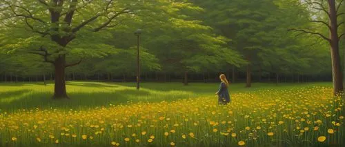 yellow grass,dandelion field,daffodil field,dandelion meadow,yellow garden,girl with tree,spring meadow,green meadow,girl picking flowers,small meadow,meadow in pastel,summer meadow,dandelions,blooming field,tall field buttercup,meadow play,meadow,meadow landscape,girl in flowers,springtime background,Conceptual Art,Daily,Daily 30