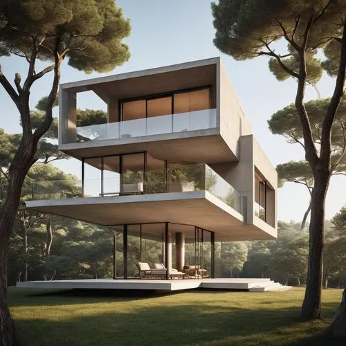 modern house,modern architecture,cubic house,dunes house,cube house,3d rendering,contemporary,frame house,archidaily,house in the forest,futuristic architecture,residential house,arhitecture,modern building,mid century house,luxury property,modern style,house shape,render,cube stilt houses,Photography,General,Realistic