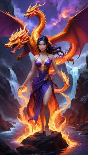 firedrake,infernales,dragonja,garrison,dragao,dragones,Illustration,Realistic Fantasy,Realistic Fantasy 01