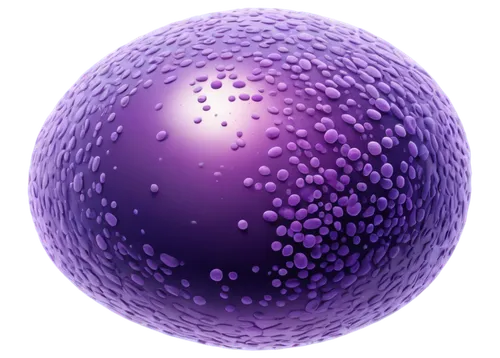 Microscopic, spherical bacteria, cocci shape, purple stain, transparent background, high magnification, detailed texture, 3D illustration, soft lighting, cinematic composition, warm color tone, shallo