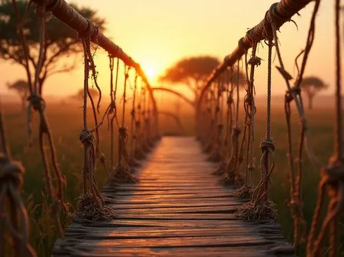 wooden bridge,teak bridge,hanging bridge,walkway,pathway,boardwalks,wooden path,the mystical path,scenic bridge,adventure bridge,the path,footbridge,suspension bridge,rope bridge,path,boardwalk,hiking path,bridging,bridge,footbridges,Photography,General,Realistic