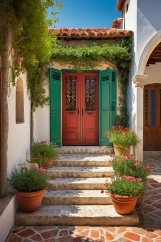 greek island door,exterior decoration,doorsteps,doorways,houses clipart,greek islands,spanish tile,greek island,provencal,entryways,adobes,rethymno,blue door,dodecanese,peloponnese,greece,traditional house,marocco,garden door,cortile,Art,Classical Oil Painting,Classical Oil Painting 34