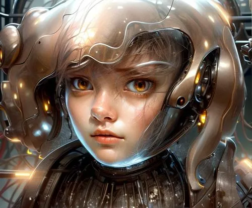 alita,vestal,amano,cyborg,nihei,eurus,sci fiction illustration,glados,echo,tsuneo,mystical portrait of a girl,nausicaa,transistor,gantz,eliota,transhuman,alma,aura,longhena,veil