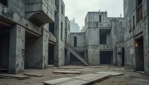 sulaco,abnegation,hashima,dystopian,kurilsk,osgiliath,brutalist,brutalism,panem,coruscant,kowloon city,weyland,lexcorp,post apocalyptic,postapocalyptic,arcology,undercity,hall of the fallen,destroyed city,concrete,Photography,General,Realistic