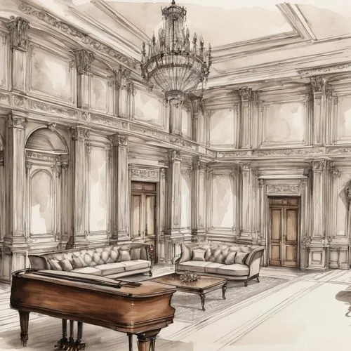 courtroom,ballroom,us supreme court,renderings,courtrooms,parlor,gringotts,cochere,court of justice,lecture hall,court of law,court,ornate room,marble palace,conference room,neoclassical,study room,ballrooms,lecture room,the court,Illustration,Black and White,Black and White 34