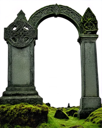 clonmacnoise,ardfert,kilmacduagh,celtic cross,tracery,gateposts,gravestones,tombstones,kirkyard,grave stones,old graveyard,muiredach,graveyards,sepulchres,portal,stone gate,mausoleum ruins,archways,kilmallock,stone circle,Illustration,Vector,Vector 14