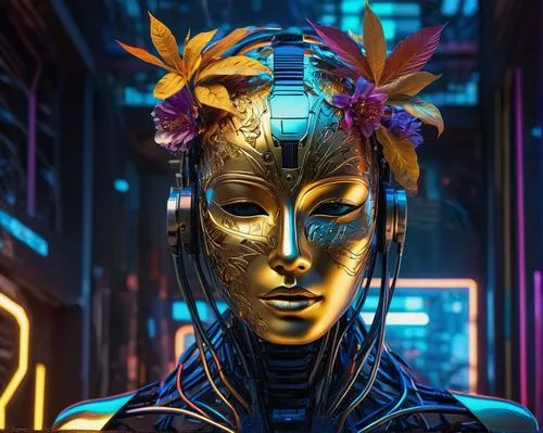 cyberpunk,cyberia,synthetic,valerian,golden crown,masquerade,cyberstar,cyberian,gold mask,khora,automaton,cyberangels,cyborg,golden mask,cybergold,tenno,scifi,solaris,polara,asari,Photography,Artistic Photography,Artistic Photography 08