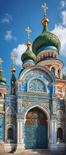 kazakstan,greek orthodox,temple of christ the savior,romanian orthodox,uzbekstan,uzbekistan,eparchy,kazakh,russian folk style,lavra,uzbekistani,orthodox,mosques,buryatia,turkistan,roof domes,agrabah,kazan,russland,archimandrite,Illustration,Paper based,Paper Based 08