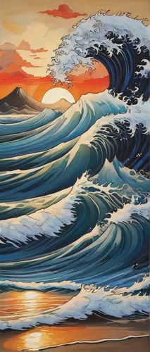 japanese waves,japanese wave,ocean waves,japanese wave paper,big wave,water waves,waves,wave pattern,big waves,tidal wave,wave,wave motion,tsunami,braking waves,sand waves,rogue wave,seascape,surf,wind wave,shorebreak,Art,Artistic Painting,Artistic Painting 29