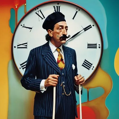 fornasetti,clockmaker,drosselmeyer,ringmaster,poirot,el salvador dali,father time,sagmeister,kiryakov,dali,sprezzatura,watchmaker,claypool,borsalino,stationmaster,ogilvy,groucho,hourglasses,spiegelman,dandyism,Conceptual Art,Fantasy,Fantasy 06