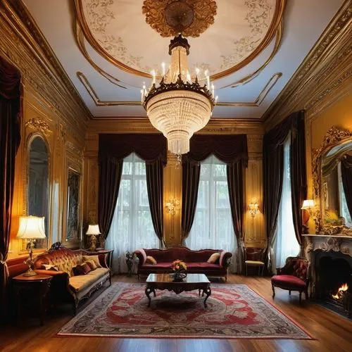 ornate room,royal interior,victorian room,sitting room,wade rooms,danish room,great room,farmleigh,lanesborough,claridge,entrance hall,ritzau,russborough,interior decor,chambre,parlor,althorp,burgard,anteroom,bedchamber,Illustration,American Style,American Style 09