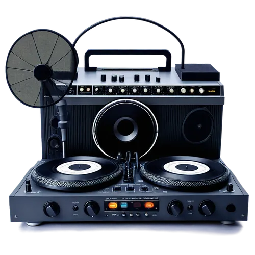 DJ console, vinyl records, headphones, microphone, sound waves, equalizer, amplifier, speakers, mixing board, music notes, treble clef, rhythm, melody, harmony, jazz, rock, pop, electronic, ambient li