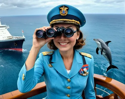 yachtswoman,crewmember,easycruise,cocaptain,silja,binoculars,cadetship,westerdam,azamara,scandlines,pullmantur,maasdam,cruises,vizeadmiral,captaining,directora,seabourn,cruceros,shipboard,silversea,Photography,General,Realistic