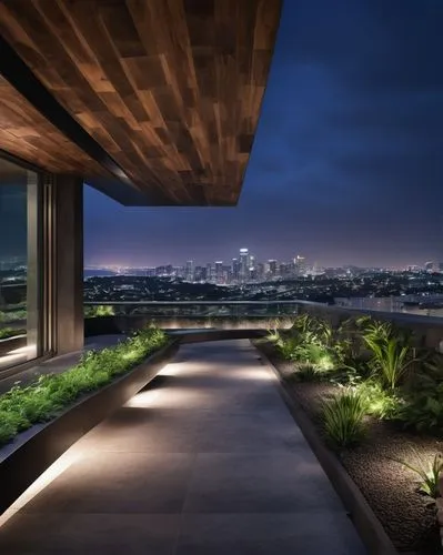 landscape design sydney,landscape designers sydney,roof landscape,roof garden,roof terrace,penthouses,getty,landscaped,nightscape,corten steel,roof top,beverly hills,modern architecture,luxury property,ambient lights,luxury real estate,luxury home,mulholland,cantilevered,shulman,Conceptual Art,Fantasy,Fantasy 34