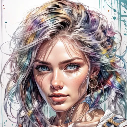 boho art,fantasy portrait,digital art,illustrator,girl portrait,world digital painting,digital artwork,color pencils,digital painting,fashion vector,artist color,digital illustration,girl drawing,mermaid vectors,watercolor pencils,fashion illustration,mystical portrait of a girl,colour pencils,fantasy art,portrait background