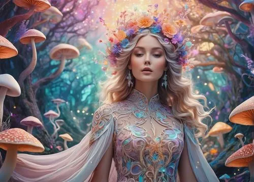 galadriel,fantasy portrait,fantasy picture,fantasy art,faerie,fairy queen,faery,melusine,fairy peacock,fairy world,seelie,fairie,3d fantasy,faires,fairy forest,fairy galaxy,fantasy woman,amphitrite,persephone,mermaid background,Illustration,Black and White,Black and White 03