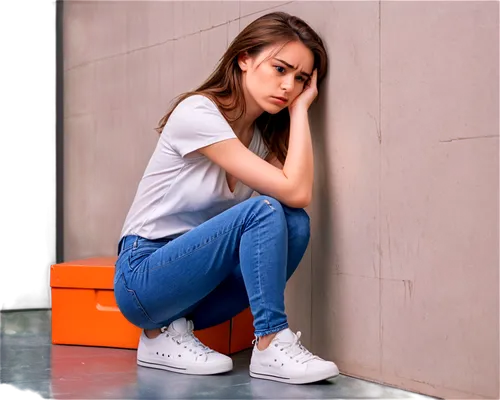 girl sitting,depressed woman,sarikaya,worried girl,glum,superga,teen,cornelisse,dysthymia,woman sitting,bellisario,derya,alycia,blue shoes,holding shoes,crouching,dejected,premenstrual,young woman,female model,Conceptual Art,Sci-Fi,Sci-Fi 03