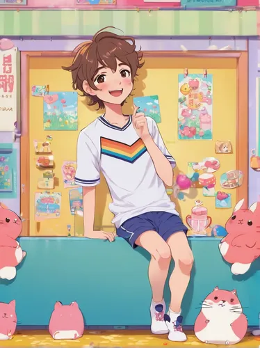 Create a suspenseful plot where Daniel Norris uncovers a hidden secret.,kawaii foods,kawaii boy,pet shop,kawaii ice cream,anime japanese clothing,kawaii children,toy store,cute cartoon character,kawai