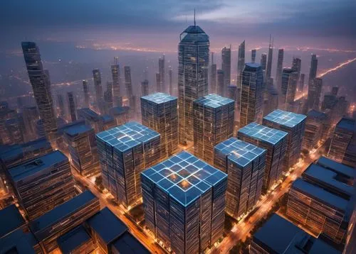 ctbuh,glass blocks,urban towers,cubes,dubia,dubay,city blocks,cybercity,skyscapers,magic cube,mubadala,hypercube,tesseract,shanghai,glass building,skycraper,metropolis,guangzhou,cubic,skyscraping,Conceptual Art,Daily,Daily 23