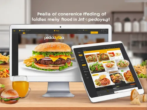 Enjoy the convenience of ordering food online with PedidosYa!,convenience food,restaurants online,food processing,display advertising,food preparation,food spoilage,fast food restaurant,food processor