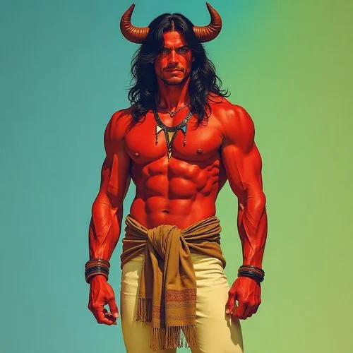 aravan,mahabali,cernunnos,raavan,herculez,parshuram,Illustration,Retro,Retro 08