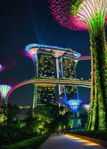 dubai garden glow,garden by the bay,gardens by the bay,singapore,singapore landmark,singapura,universal studios singapore,cyberjaya,sentosa,night view of red rose,the park at night,guangzhou,marina bay sands,hukawng,long exposure,skylstad,lightworks,putrajaya,vesak,shangrila,Illustration,Japanese style,Japanese Style 20