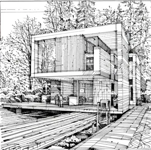 house drawing,residential house,archidaily,landscape design sydney,architect plan,timber house,ruhl house,houses clipart,mid century house,prefabricated buildings,3d rendering,garden design sydney,hou