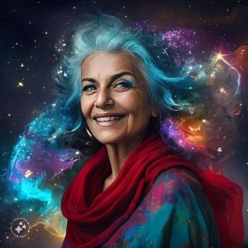 aquarius,nebula guardian,world digital painting,fantasy portrait,pachamama,digital art,avatar,star mother,space art,nebula,portrait background,cosmic flower,kundalini,digital painting,sci fiction illustration,artist portrait,astral traveler,the universe,nebula 3,astronomer