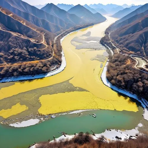 72 turns on nujiang river,tagliamento,rio grande river,yarlung,berryessa,xanthophylls,huka river,wangdue,indus,chuncheon,drava,aura river,chengde,the vishera river,mountain river,salween,neretva,changshan,riverbed,zhangye,Unique,Design,Blueprint