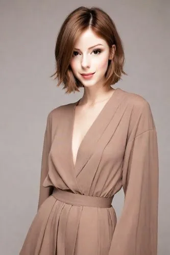 portrait background,birch tree background,elegant,wooden background,brown fabric,bolero jacket,neutral color,shoulder length,transparent background,dress,pixie cut,grey background,official portrait,asymmetric cut,pale,mauve,wood background,princess leia,elegance,gown