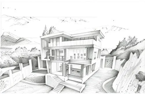 house drawing,house in mountains,maya civilization,treehouse,eco-construction,tree house hotel,stilt house,inverted cottage,coloring page,timber house,house in the mountains,tree house,house with lake,dunes house,concept art,3d rendering,chalet,construction set,cliff dwelling,japanese architecture,Design Sketch,Design Sketch,Pencil Line Art