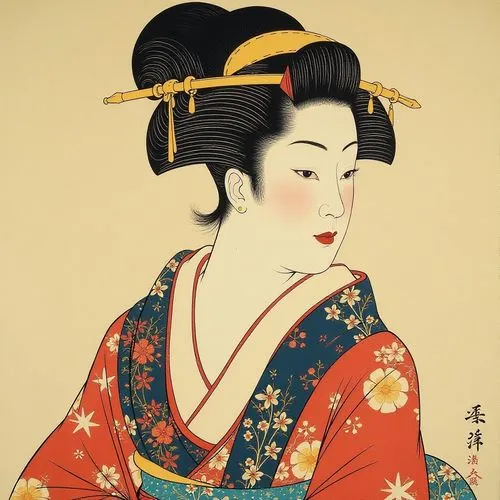 geiko,maiko,uemura,geisha girl,geisha,ukiyoe