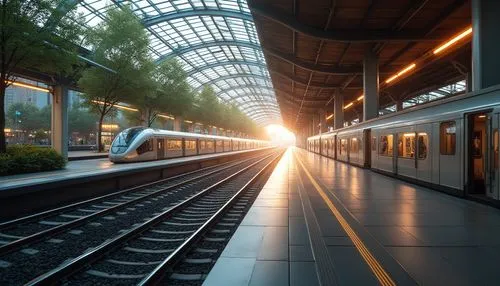 randstadrail,eurostarzug,high-speed train,long-distance train,early train,high-speed rail,high speed train,komuter,ringbahn,train platform,light rail train,trainshed,airtrain,electric train,sky train,gautrain,eurotrain,maglev,light rail,soltren,Photography,General,Realistic